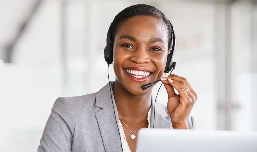 woman working in the office