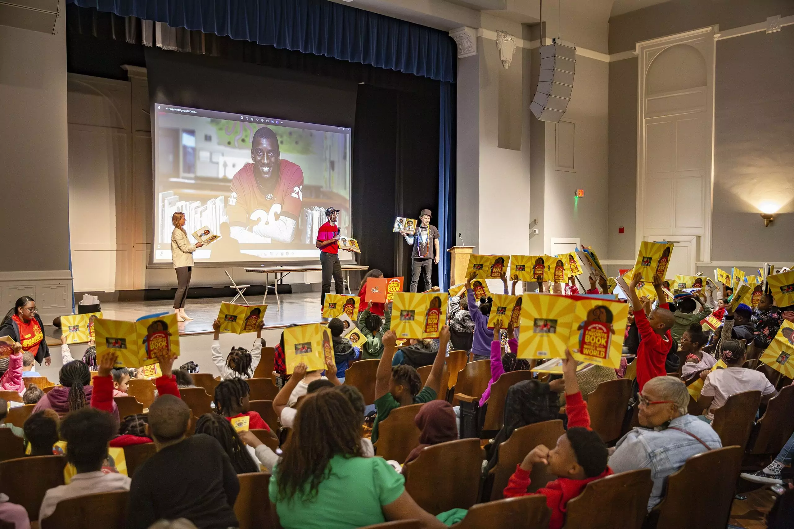 Reading Rally with Malcolm Mitchell