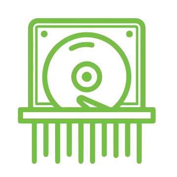 hard drive destruction icon